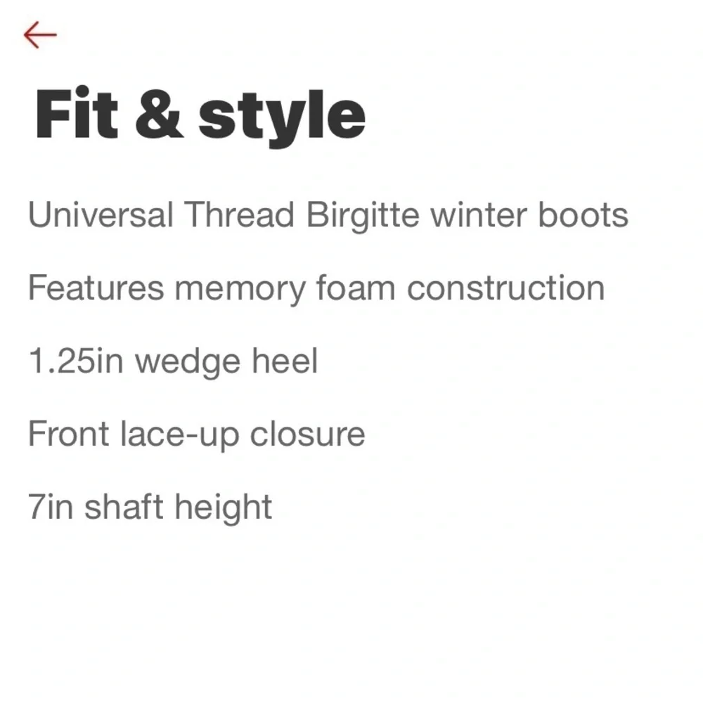 Women's Birgitte Winter Boots - Universal Thread™ Taupe nwt
